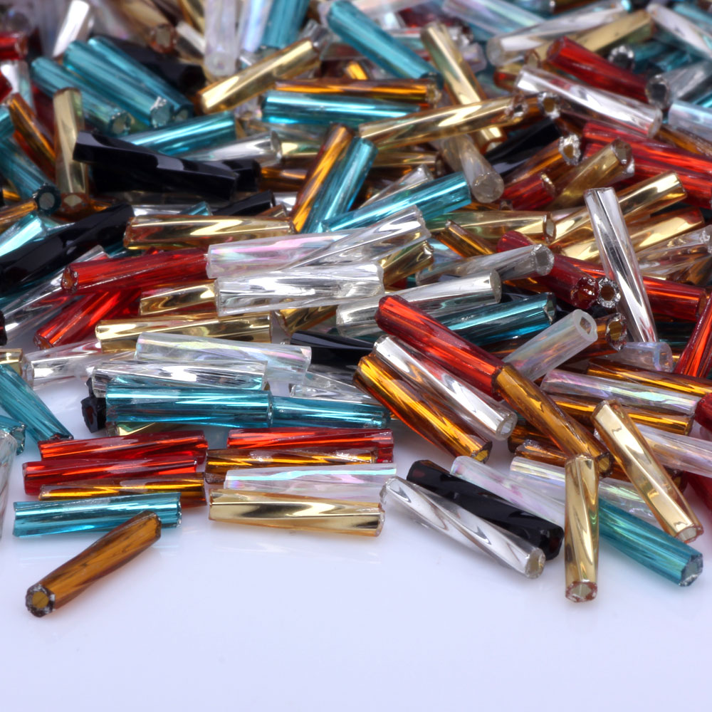 Glass Seed Beads 2Mm Jewelry Making - OlingArt Mixed Color Tube 2x9mm 20g/Lot