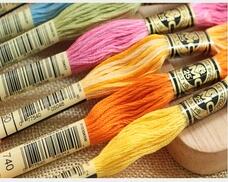 Cotton Embroidery Thread Skeins - OneRoom French DMC Floss Embroidery Floss