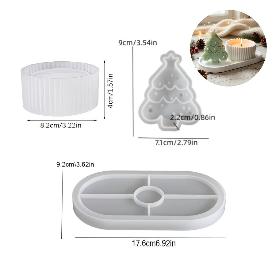 3-piece set resin silicone mol - огляд і ціна Silicone Epoxy Resin Molds Set