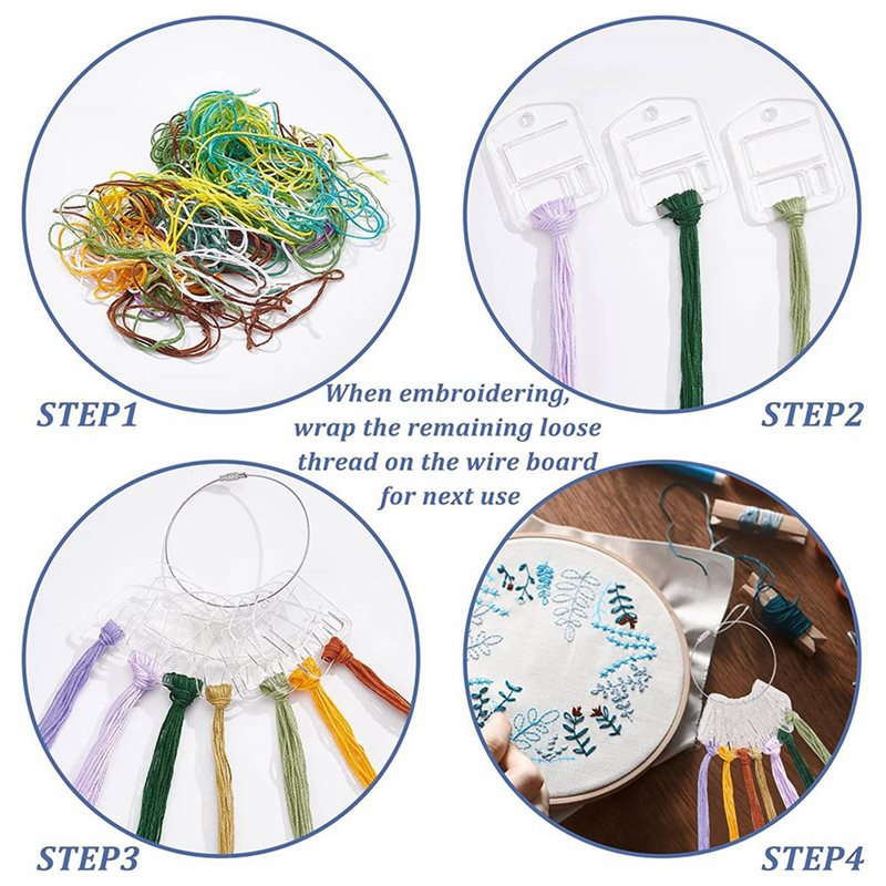 M11K-180Pcs Acrylic Embroidery - огляд і ціна Cotton Embroidery Thread Skeins
