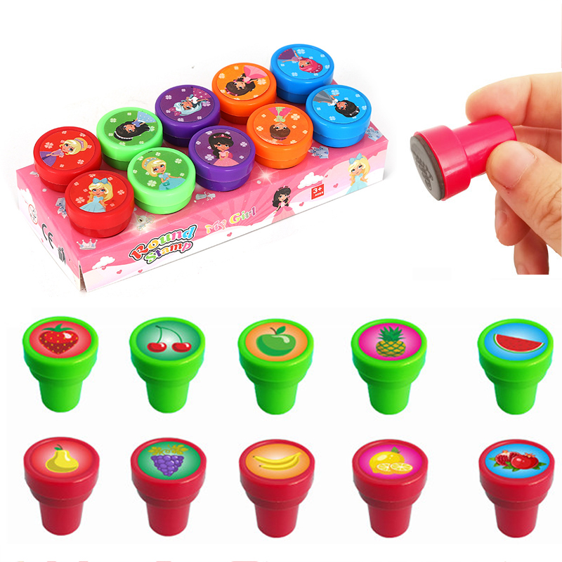 10pcs/box Assorted Stamps Self - огляд і ціна Painting Supplies