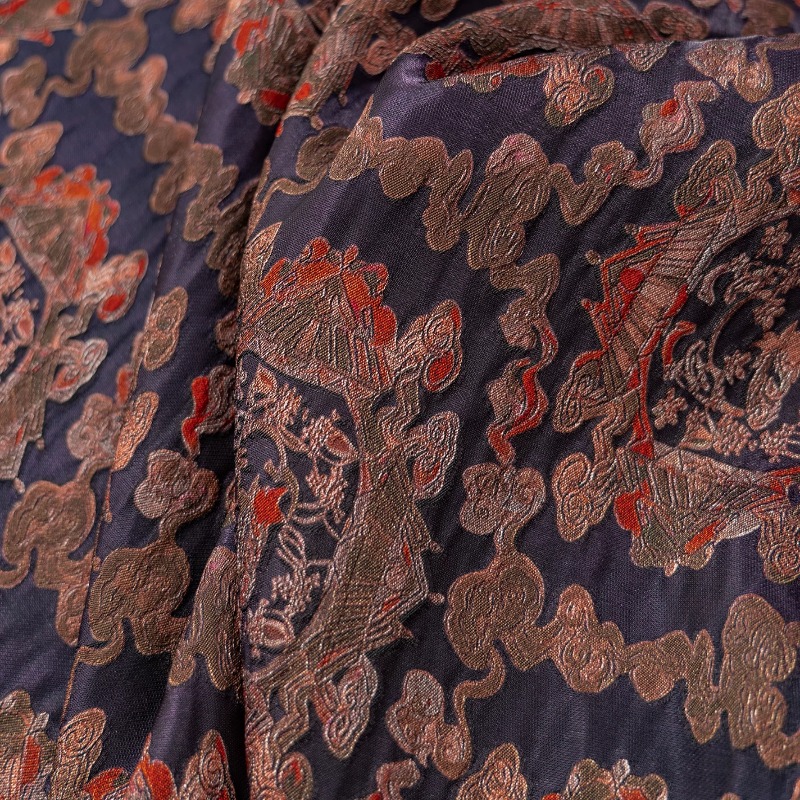 Purple Red Rayon Floral Jacqua - огляд і ціна Sewing