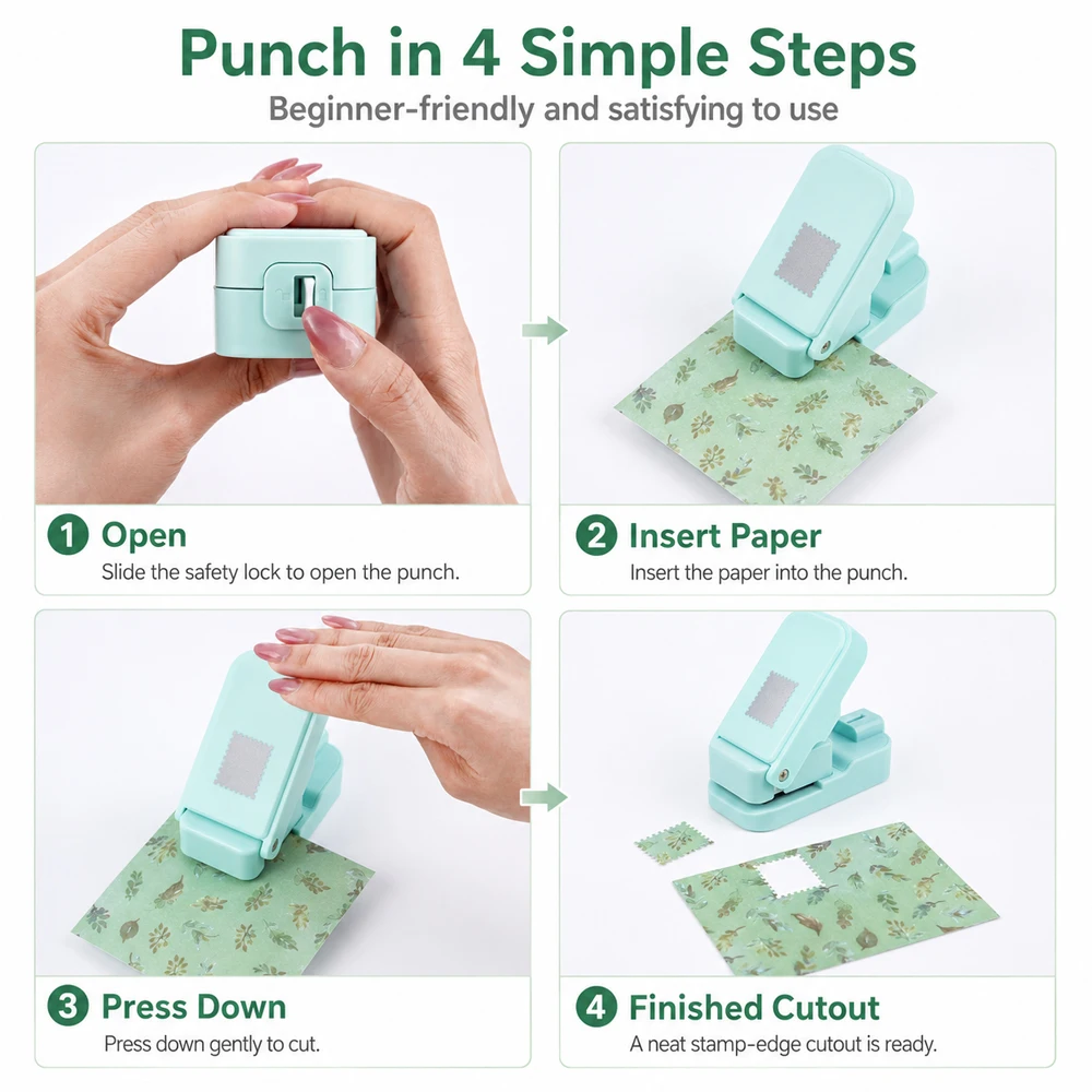 Postage Stamp Edge Paper Punch - огляд і ціна Scrapbooking