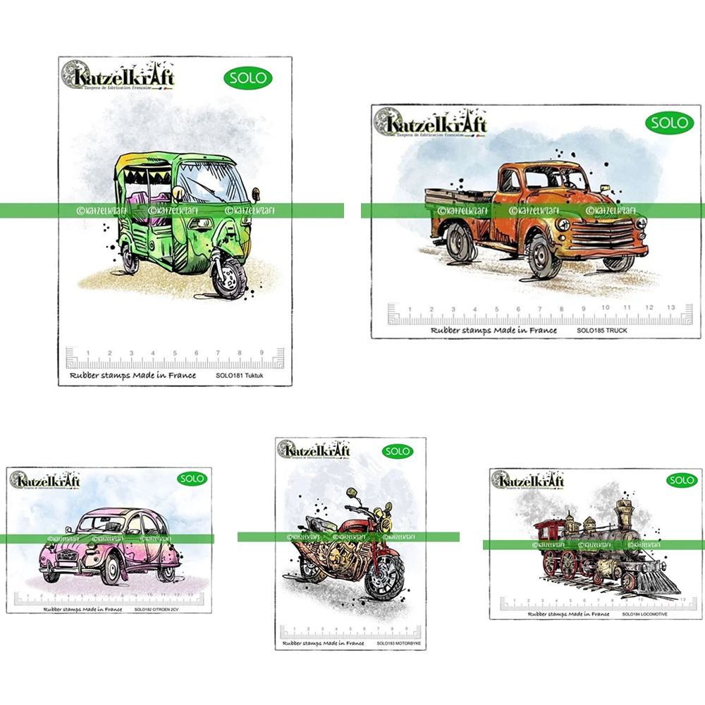 Trains and Trucks Clear Silico - огляд і ціна Clear Silicone Stamps For Card Making