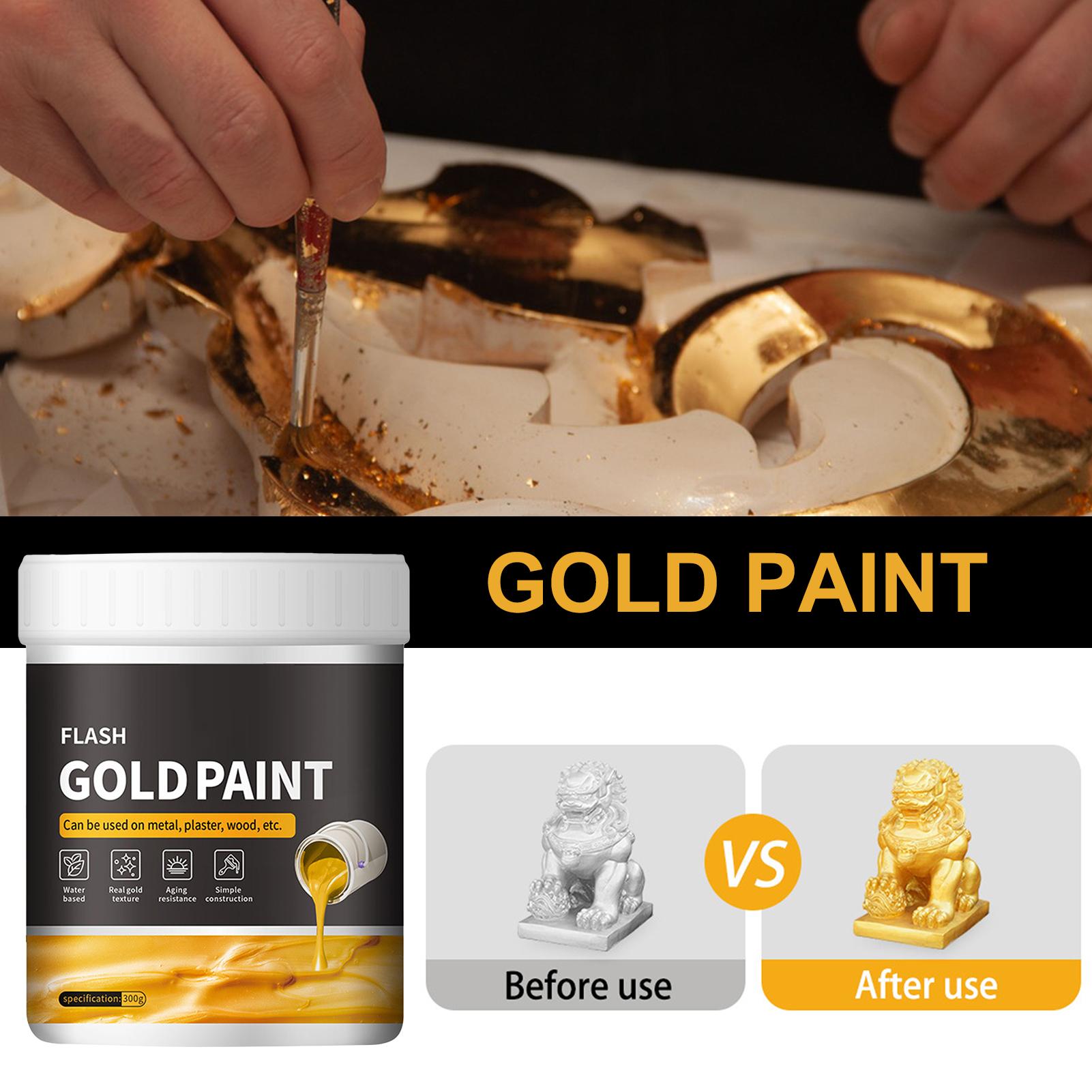 Liquid Gilding Gold Paint 300g - огляд і ціна Painting Supplies