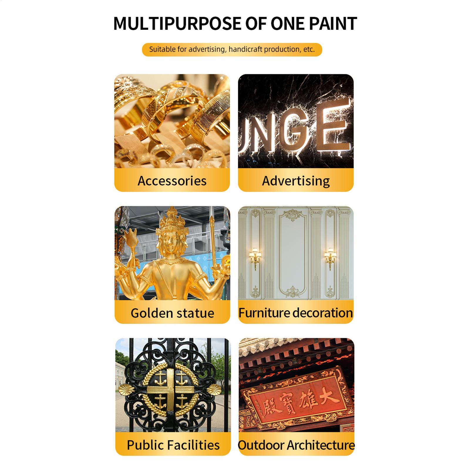 Liquid Gilding Gold Paint 300g - огляд і ціна Painting Supplies