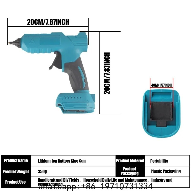 Cordless Electric Hot Melt  11 - огляд і ціна Hot Melt Glue Gun Cordless