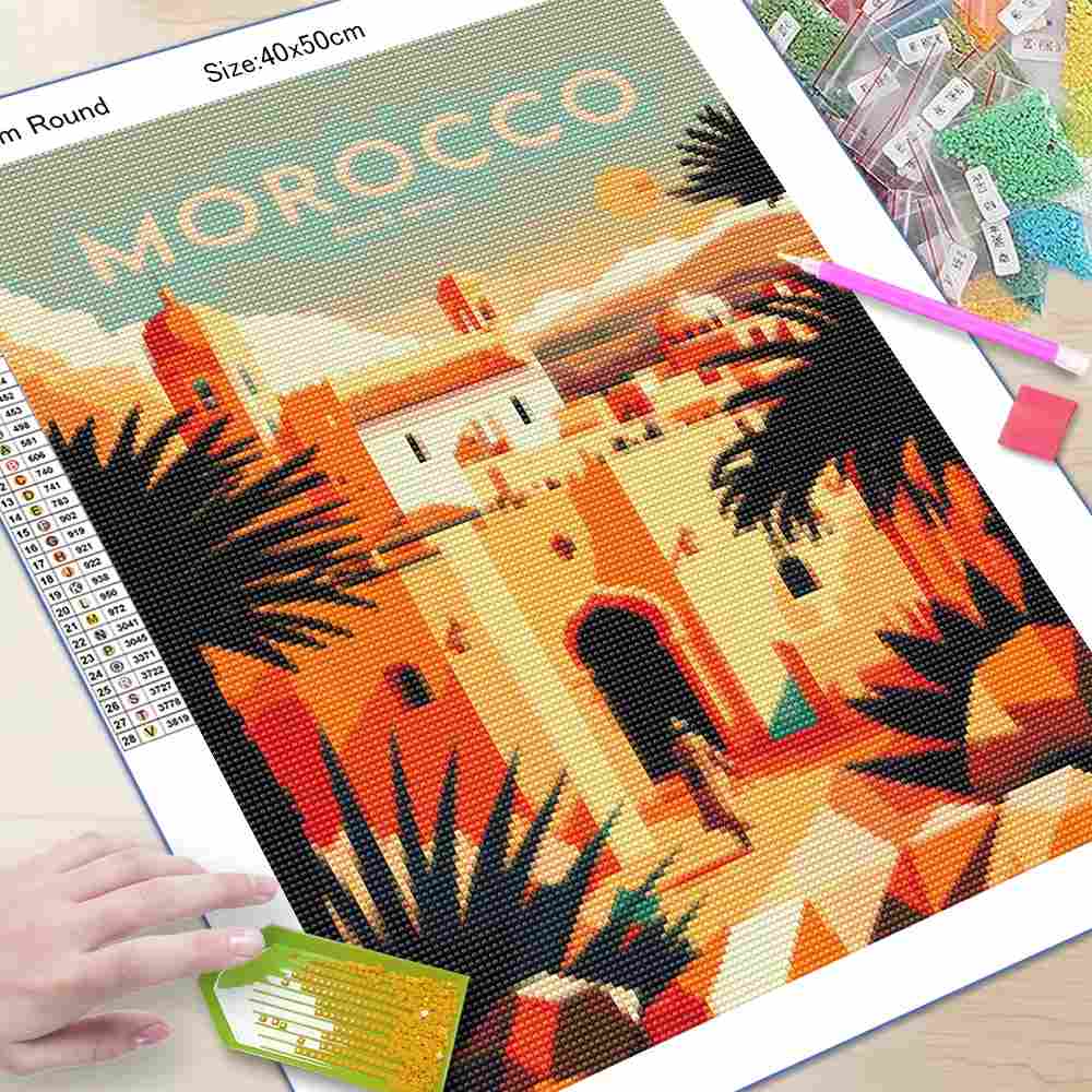 DIY 5D Diamond Painting Kit Cu - огляд і ціна 5D Diamond Painting Kit Full Drill
