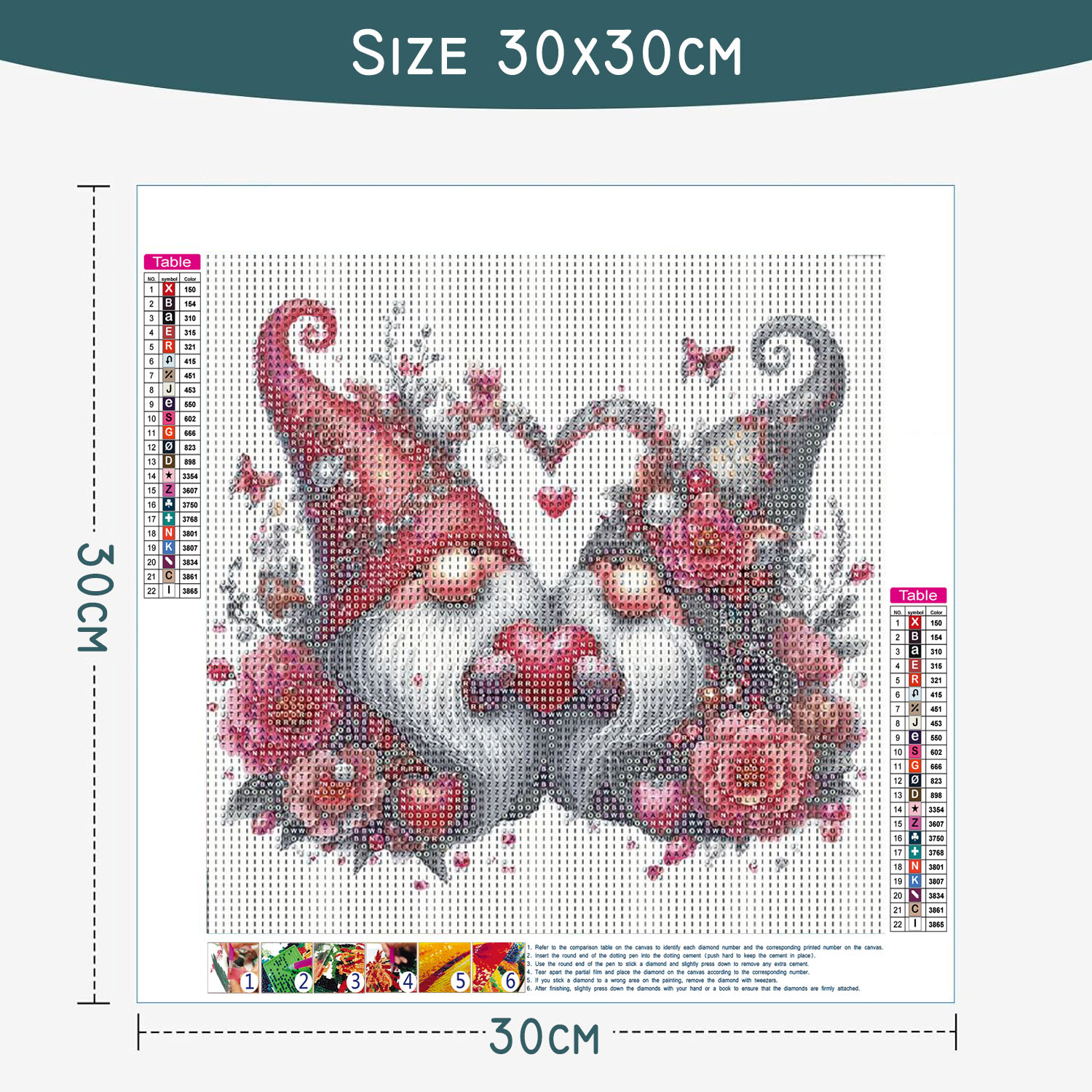 Months Dessert Cup 5D Diamond  - огляд і ціна 5D Diamond Painting Kit Full Drill