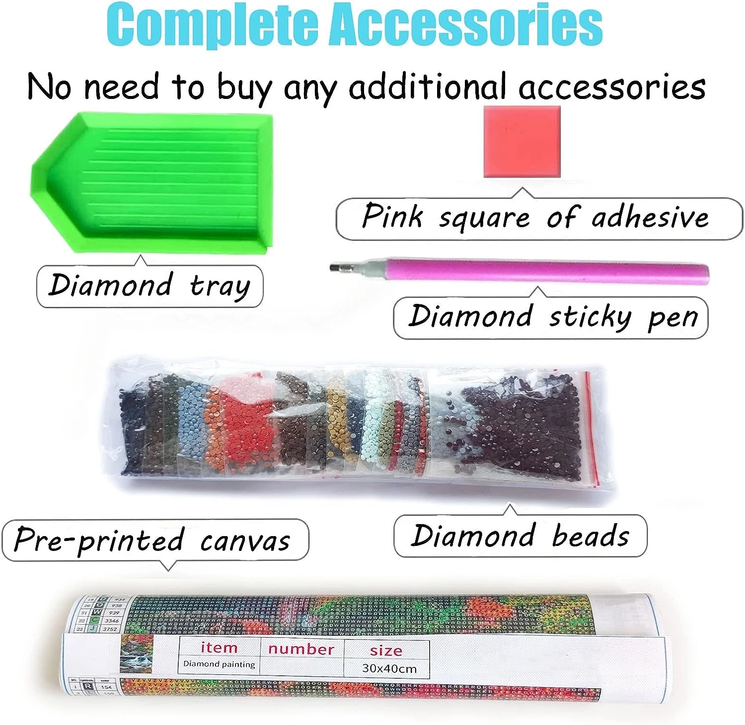 Months Dessert Cup 5D Diamond  - огляд і ціна 5D Diamond Painting Kit Full Drill