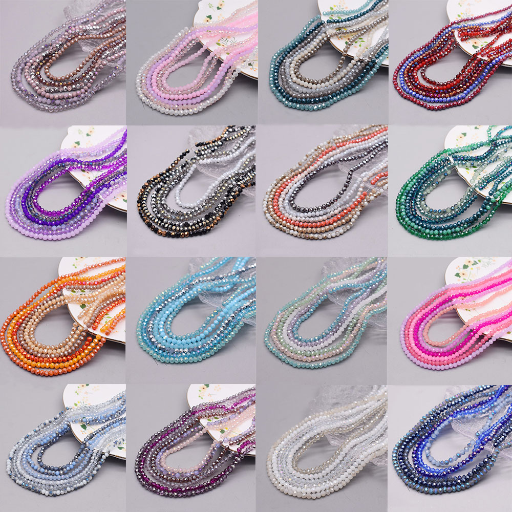 Color Scheme 6 strand/bag 4mm  - огляд і ціна Glass Seed Beads 2Mm Jewelry Making