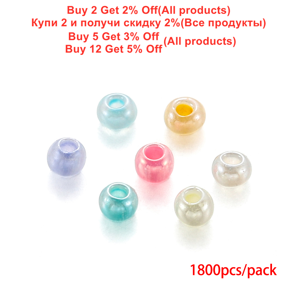 1000/1800Pcs 2mm Candy Color C - огляд і ціна Glass Seed Beads 2Mm Jewelry Making
