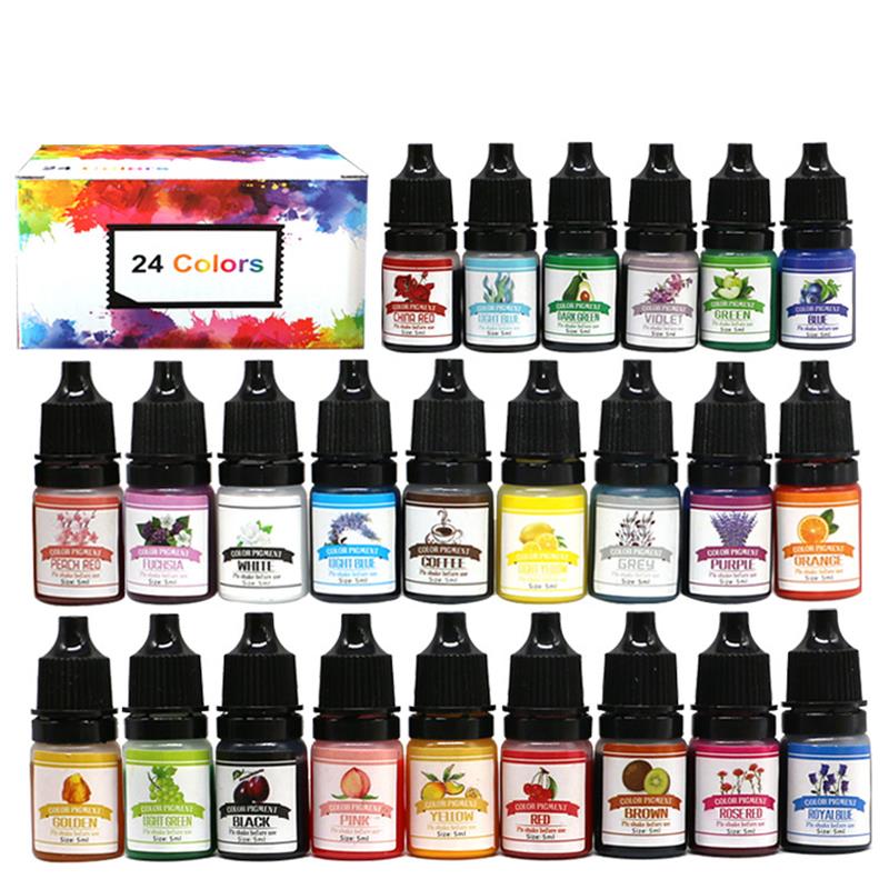 Epoxy Resin Pigments Kit DIY C - огляд і ціна Silicone Epoxy Resin Molds Set