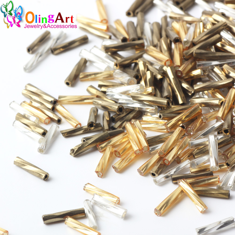 OlingArt Mixed Color Tube 2x9m - огляд і ціна Glass Seed Beads 2Mm Jewelry Making