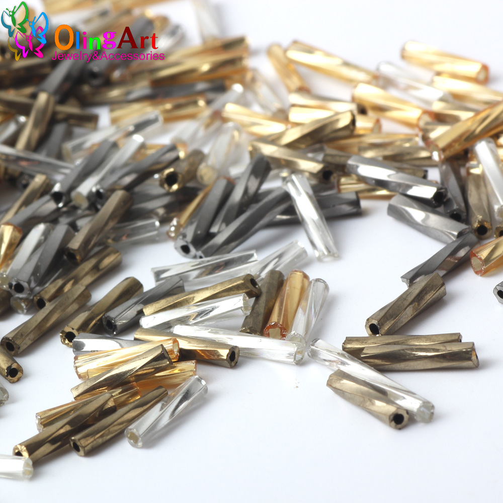 OlingArt Mixed Color Tube 2x9m - огляд і ціна Glass Seed Beads 2Mm Jewelry Making