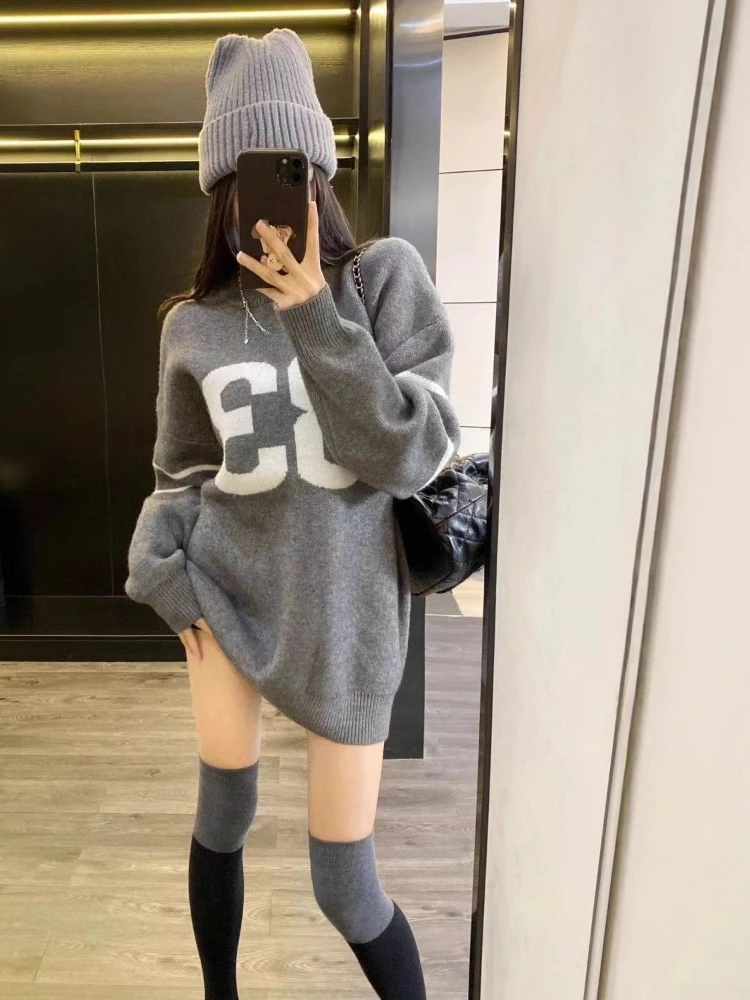 Y2K Vintage Knitted Sweater Wo - огляд і ціна Embroidery