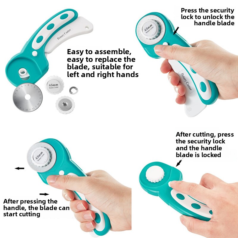 Rotary Cutter 45mm Fabric Cutt - огляд і ціна Rotary Cutter For Fabric 45Mm
