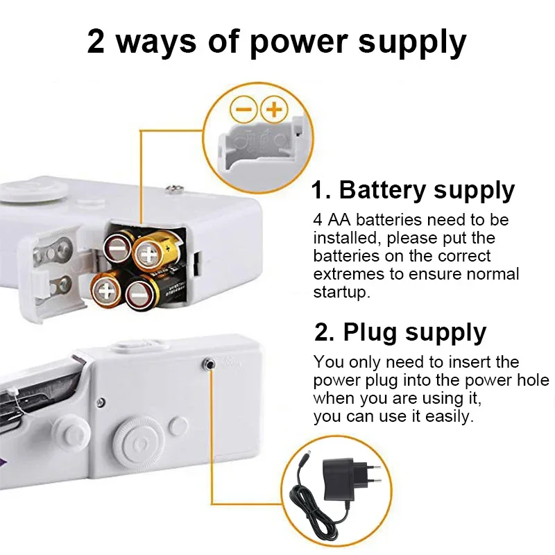Domestic Sewing Machine Presse - огляд і ціна Mini Electric Sewing Machine Handheld