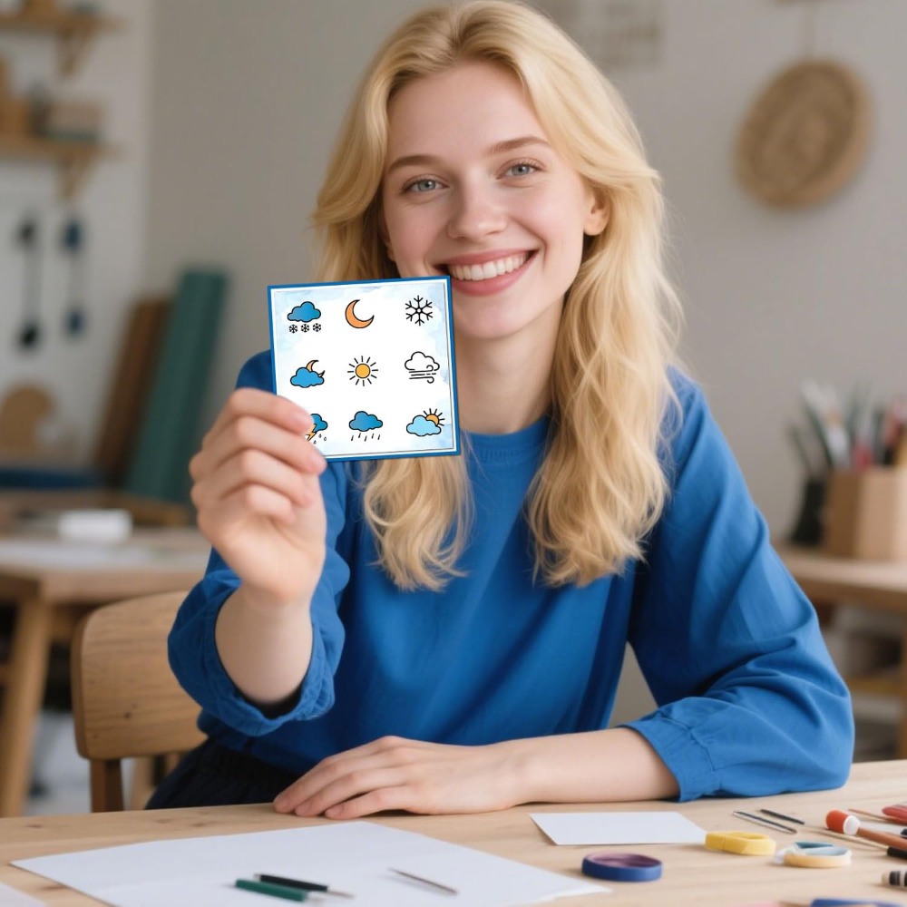 Weather Diary Clear Stamp for  - огляд і ціна Clear Silicone Stamps For Card Making