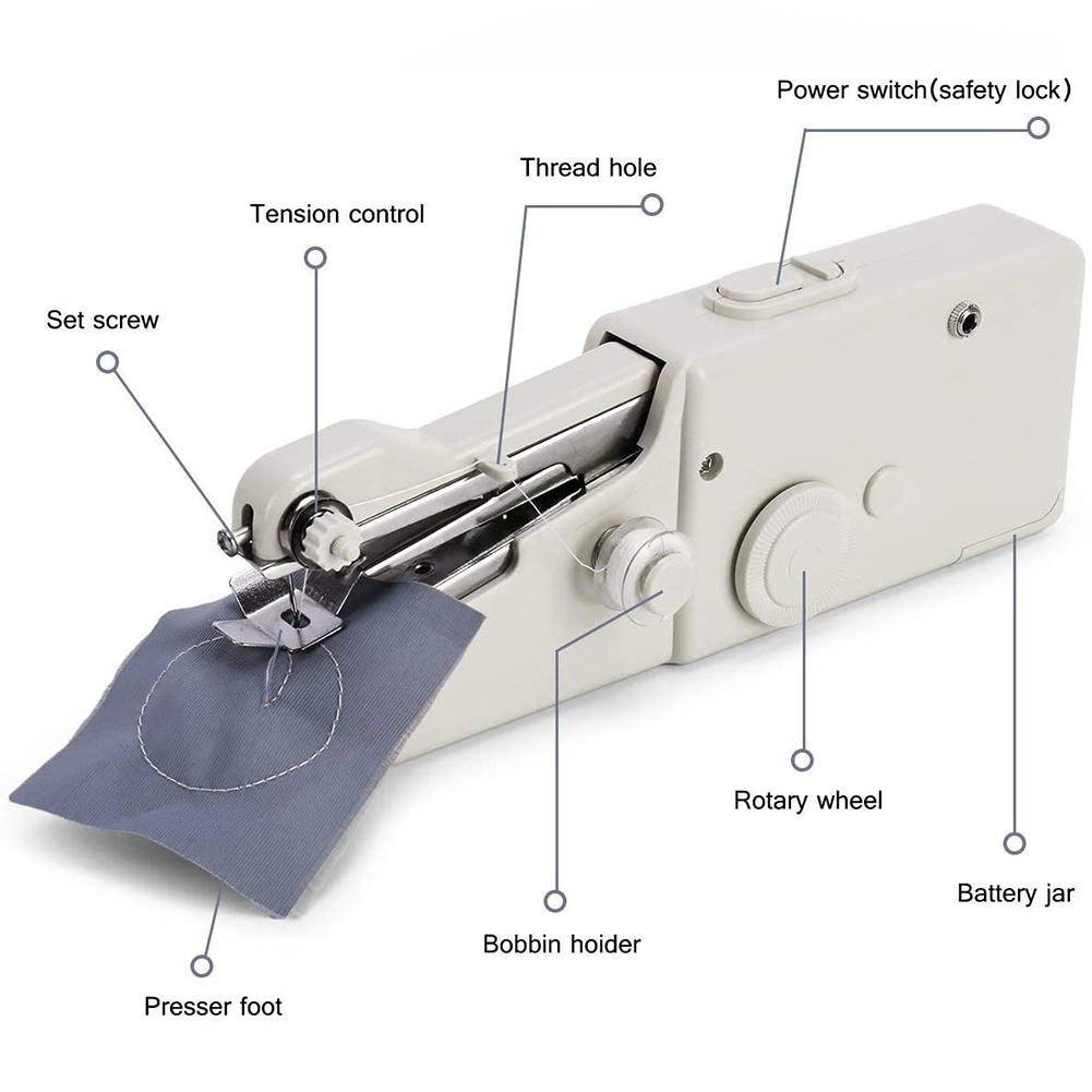 Portable Handheld Sewing Machi - огляд і ціна Mini Electric Sewing Machine Handheld