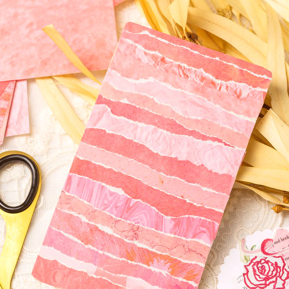 100 Pcs Colorful Texture Backg - огляд і ціна Vintage Junk Journal Scrapbooking Paper