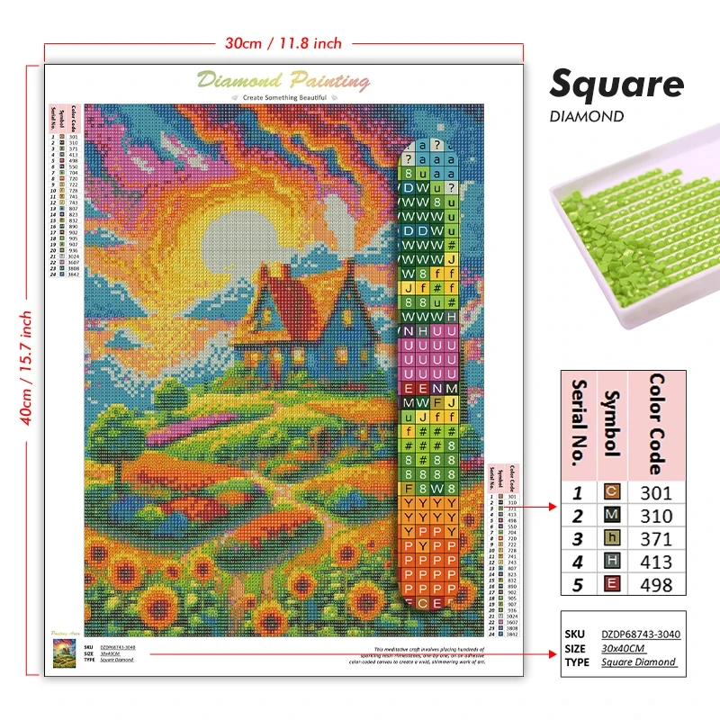 5D DIY Diamond Painting Kit Ca - огляд і ціна 5D Diamond Painting Kit Full Drill