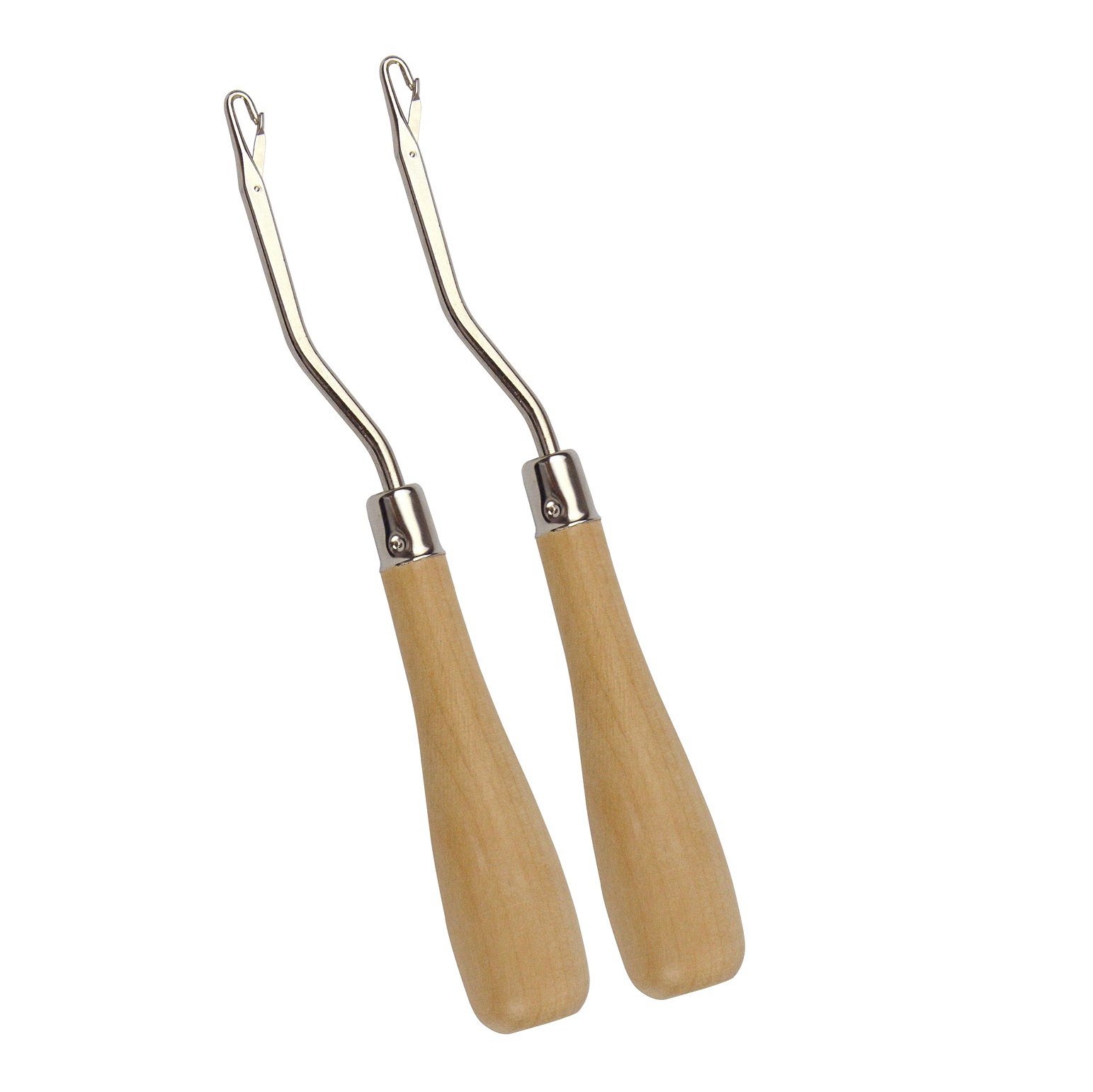 2Pcs Latch Crochet Hook Needle - огляд і ціна Wooden Crochet Hooks Ergonomic Handle