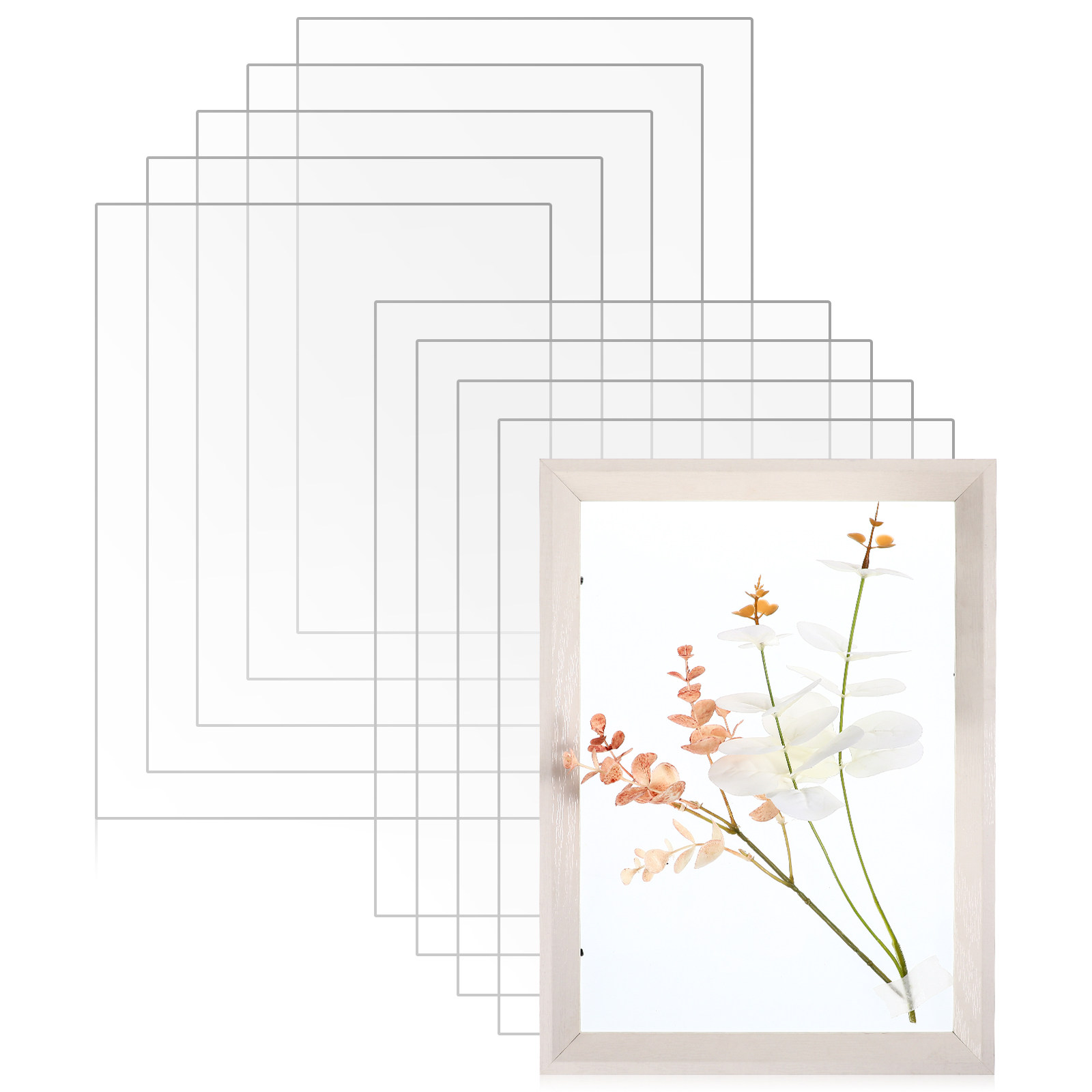 10pcs Clear Plastic Sheets A4  - огляд і ціна Painting Supplies