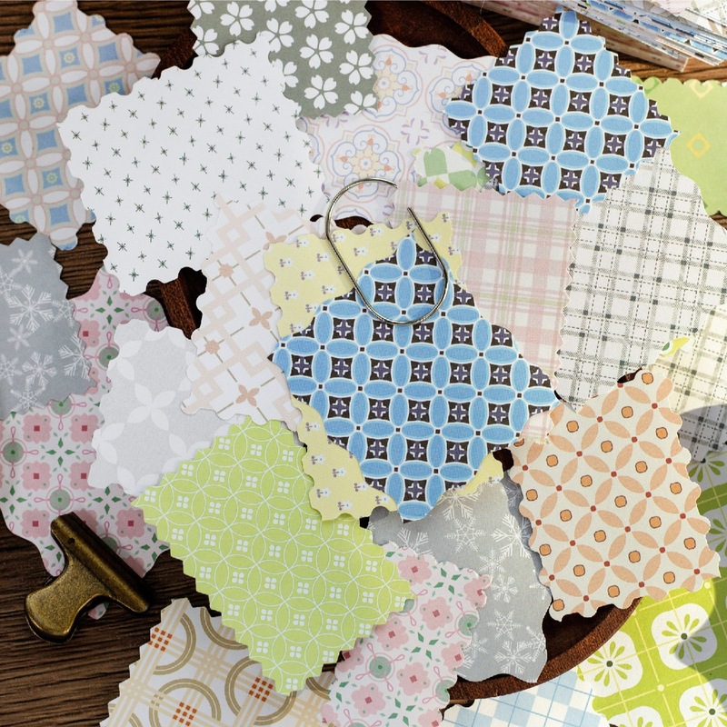 1pack/200pcs Vintage Floral Pl - огляд і ціна Vintage Junk Journal Scrapbooking Paper