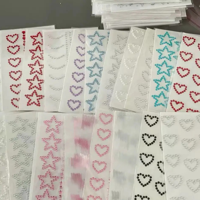 Self Adhesive Diamond Star Hea - огляд і ціна Scrapbooking