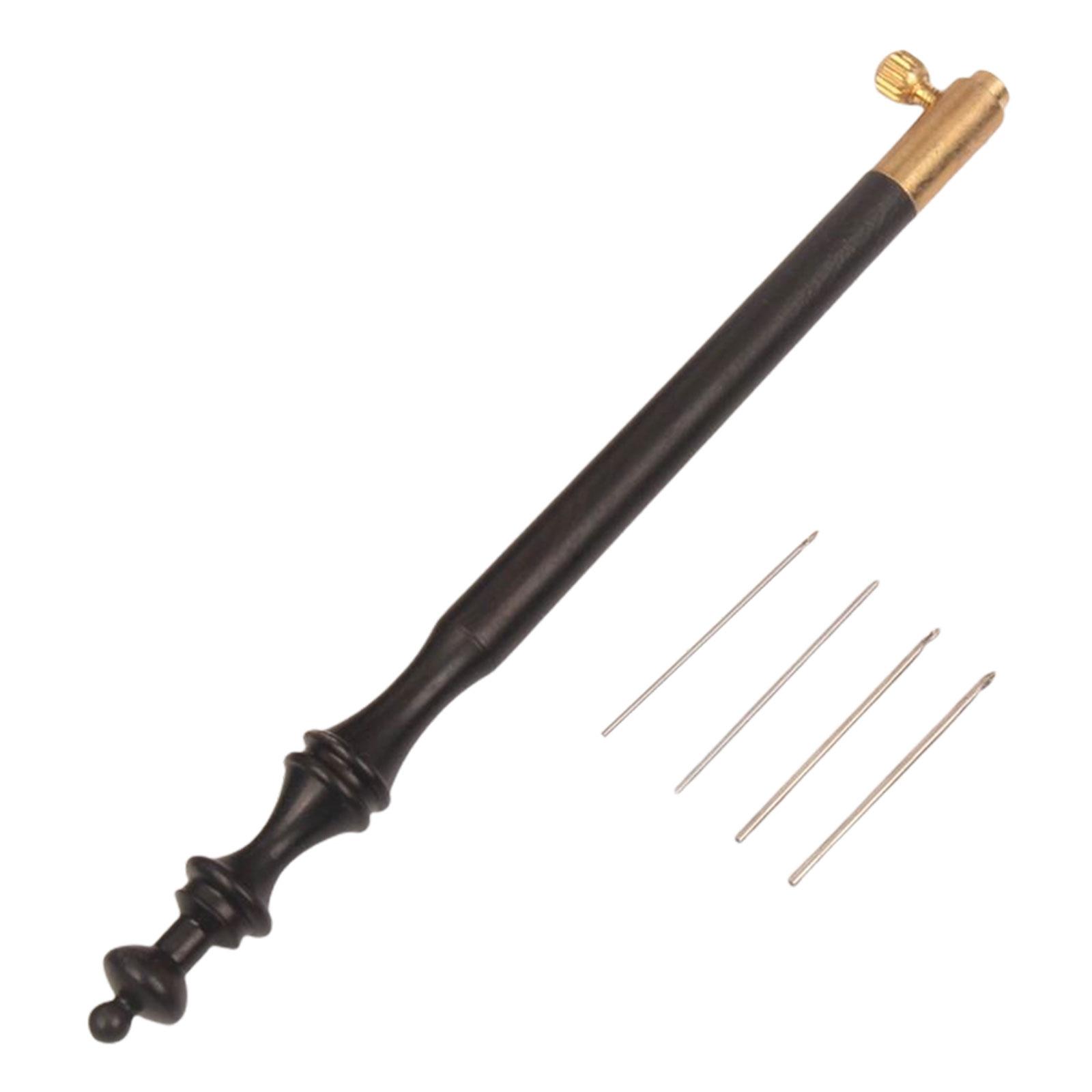 Crochet Hook Embroidery Beadin - огляд і ціна Wooden Crochet Hooks Ergonomic Handle