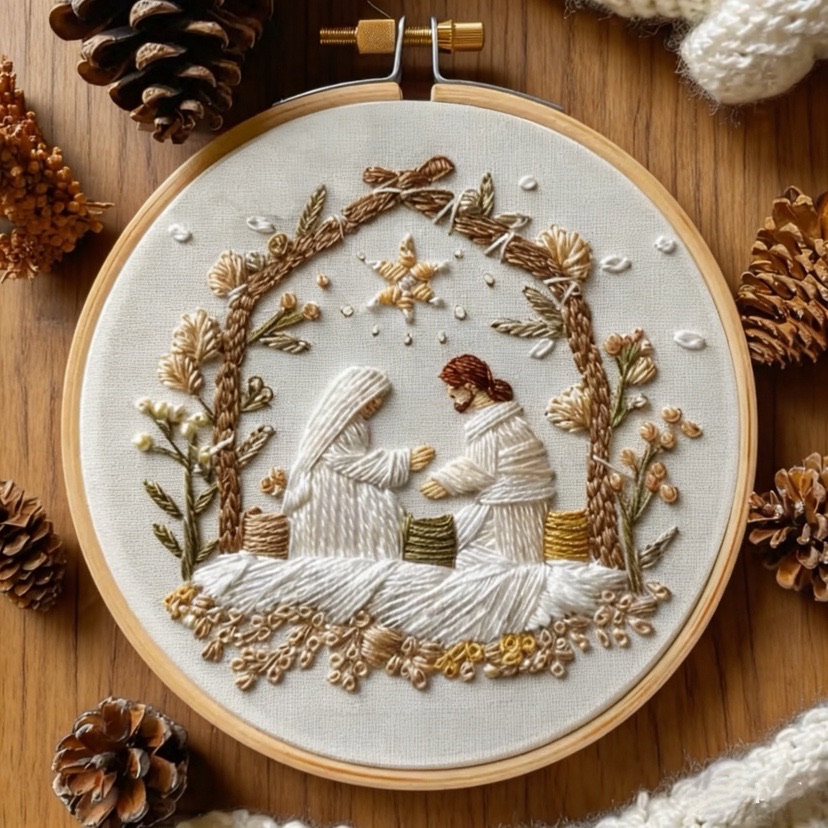Jesus Birth Christmas Embroide - огляд і ціна Cotton Embroidery Thread Skeins