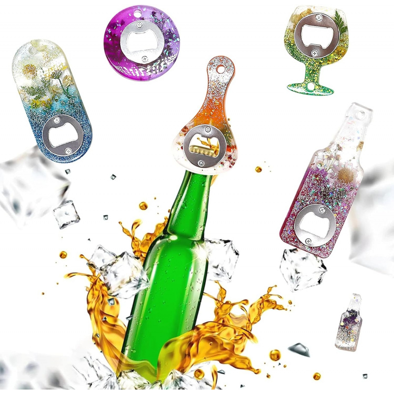 Bottle opener resin mold、Beer  - огляд і ціна Silicone Epoxy Resin Molds Set