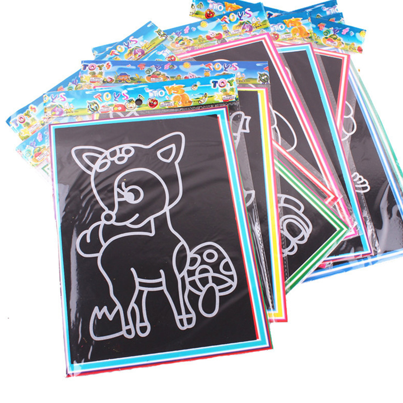 10Sheets Scratching Painting P - огляд і ціна Painting Supplies