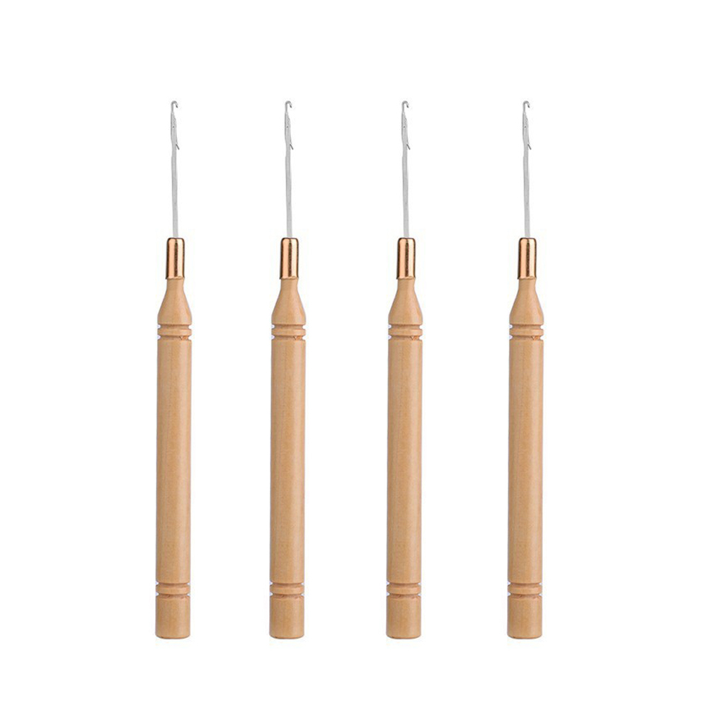 Ergonomic Wooden Handle Hair E - огляд і ціна Wooden Crochet Hooks Ergonomic Handle