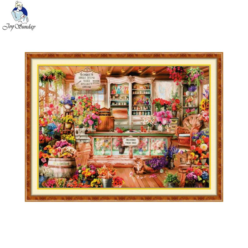 Joy Sunday Flower Shop Pattern - огляд і ціна Cotton Embroidery Thread Skeins