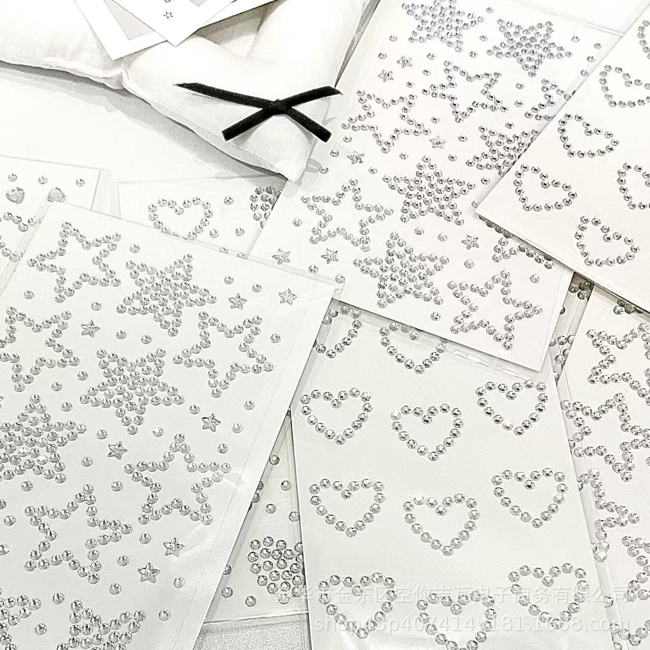 Silver Star Heart Rhinestone S - огляд і ціна Scrapbooking
