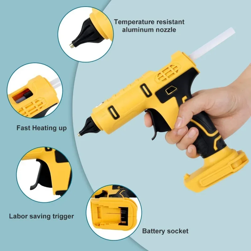 Cordless Electric Handheld Hot - огляд і ціна Hot Melt Glue Gun Cordless