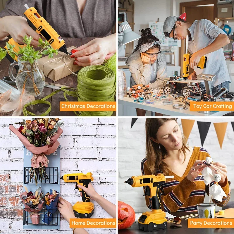 Cordless Electric Handheld Hot - огляд і ціна Hot Melt Glue Gun Cordless