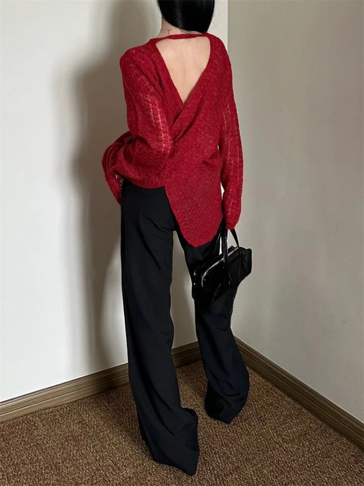Y2K See-Through Knitted Women' - огляд і ціна Embroidery