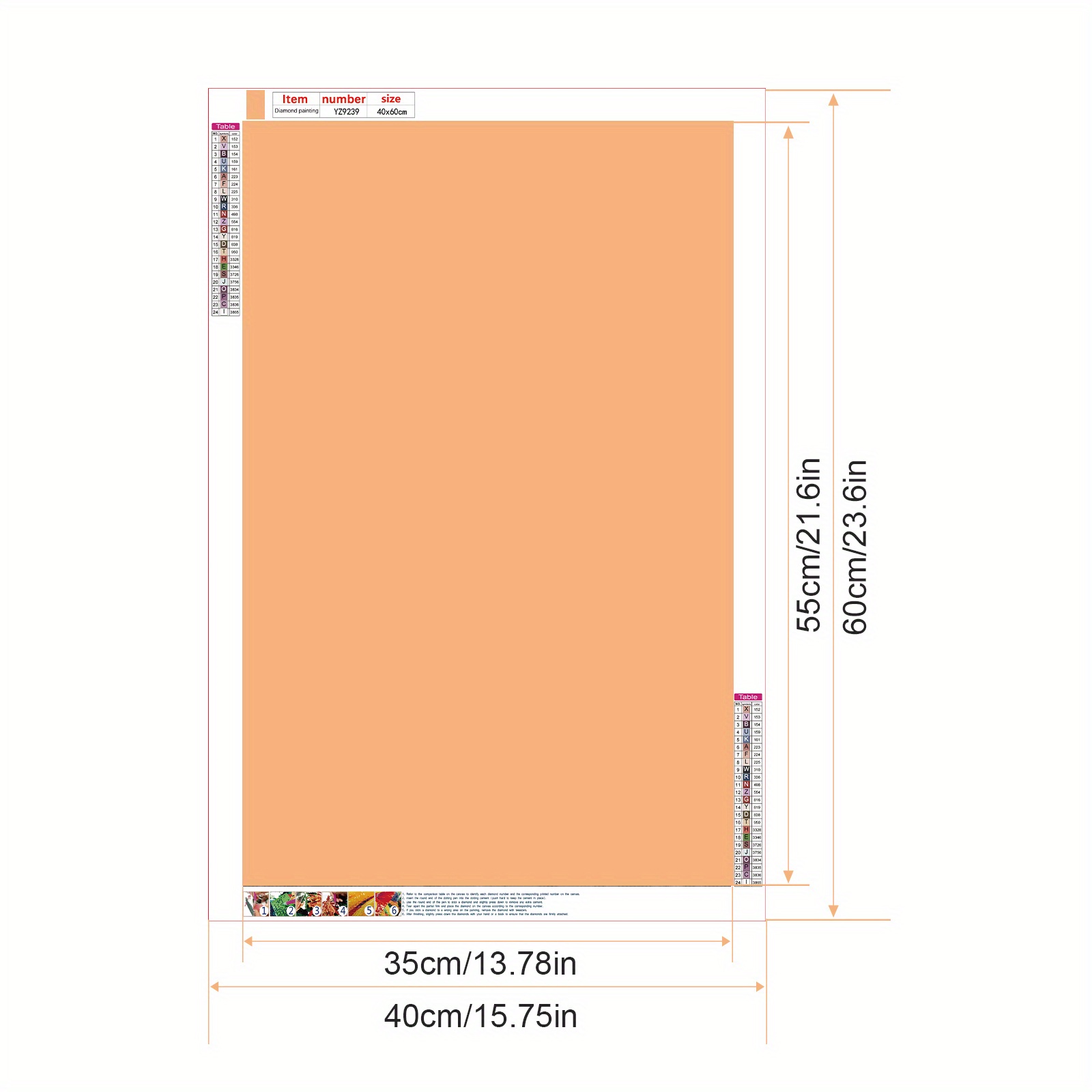 Large Size Round Diamond Paint - огляд і ціна 5D Diamond Painting Kit Full Drill