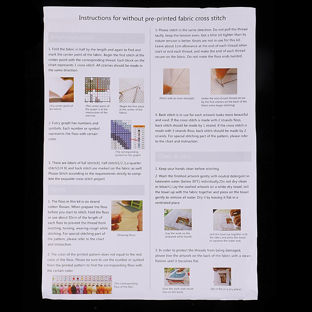 Stamped Cross Stitch Kits Pre  - огляд і ціна Cross Stitch Stamped Kits Beginners