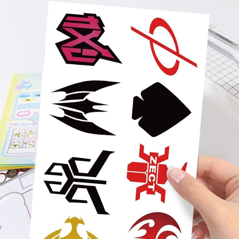 60 Sheets Kamen Rider Logo Sti - огляд і ціна Scrapbooking