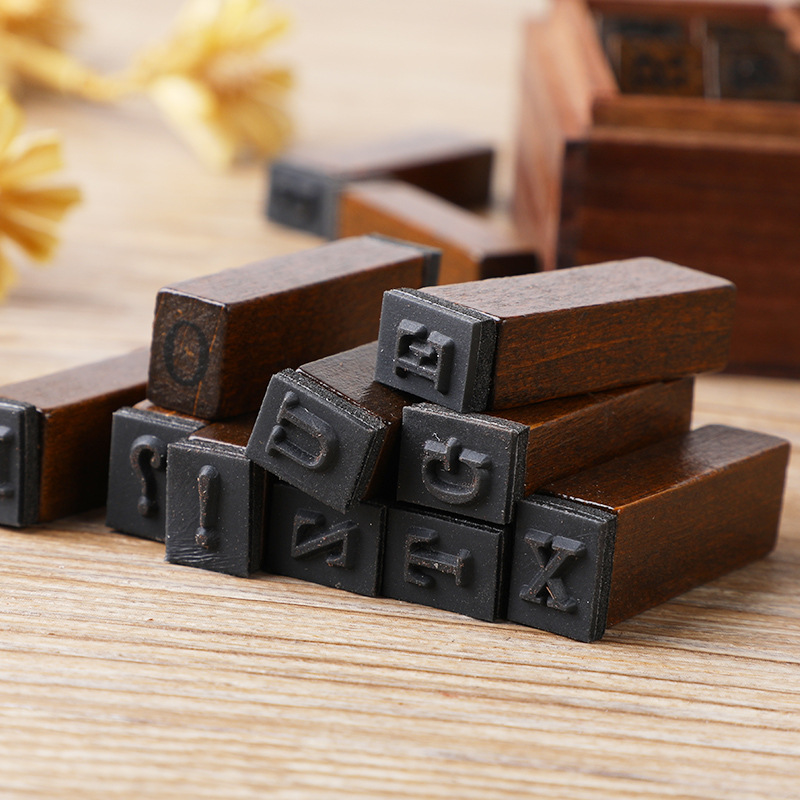 Vintage Alphabet Rubber Stamps - огляд і ціна Scrapbooking