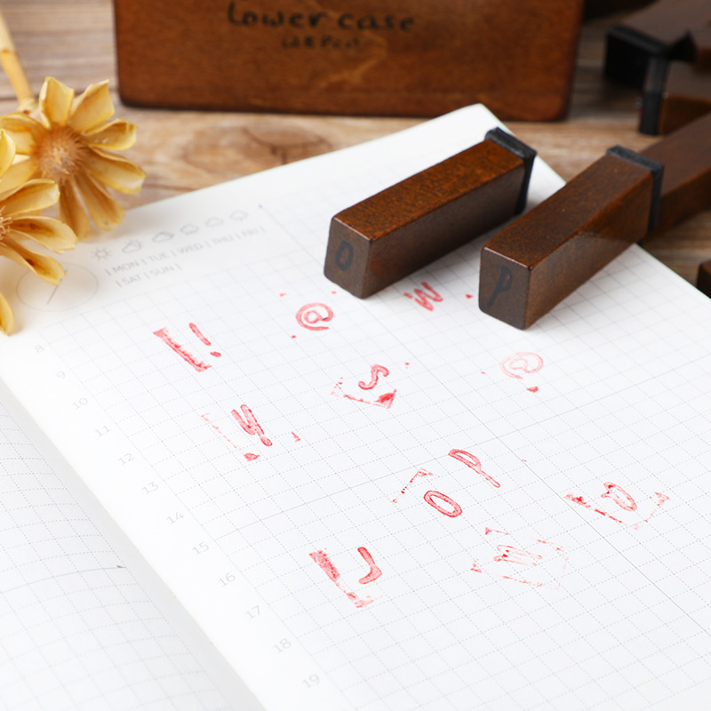 Vintage Alphabet Rubber Stamps - огляд і ціна Scrapbooking